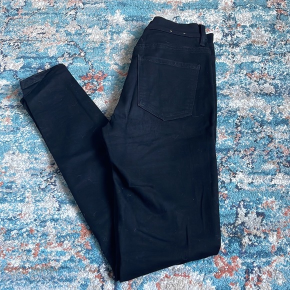 Garage Black Skinny Jeans Long Size 1 - Picture 2 of 3